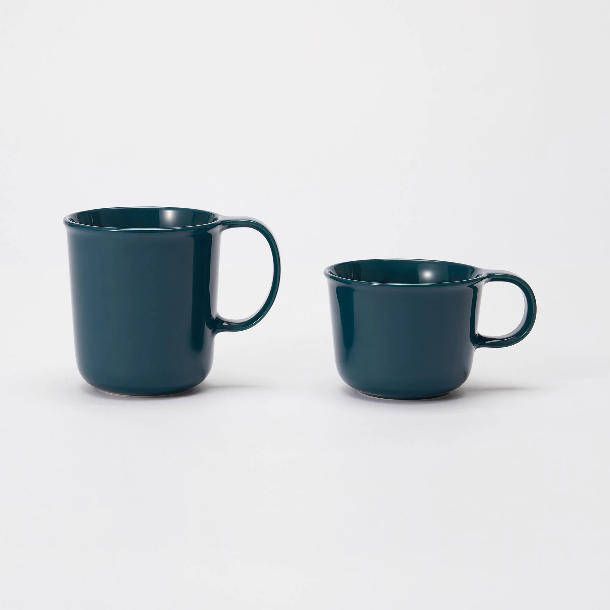 Stoneware Mug Cup (11.2 fl oz) - Dark Green - Image 9