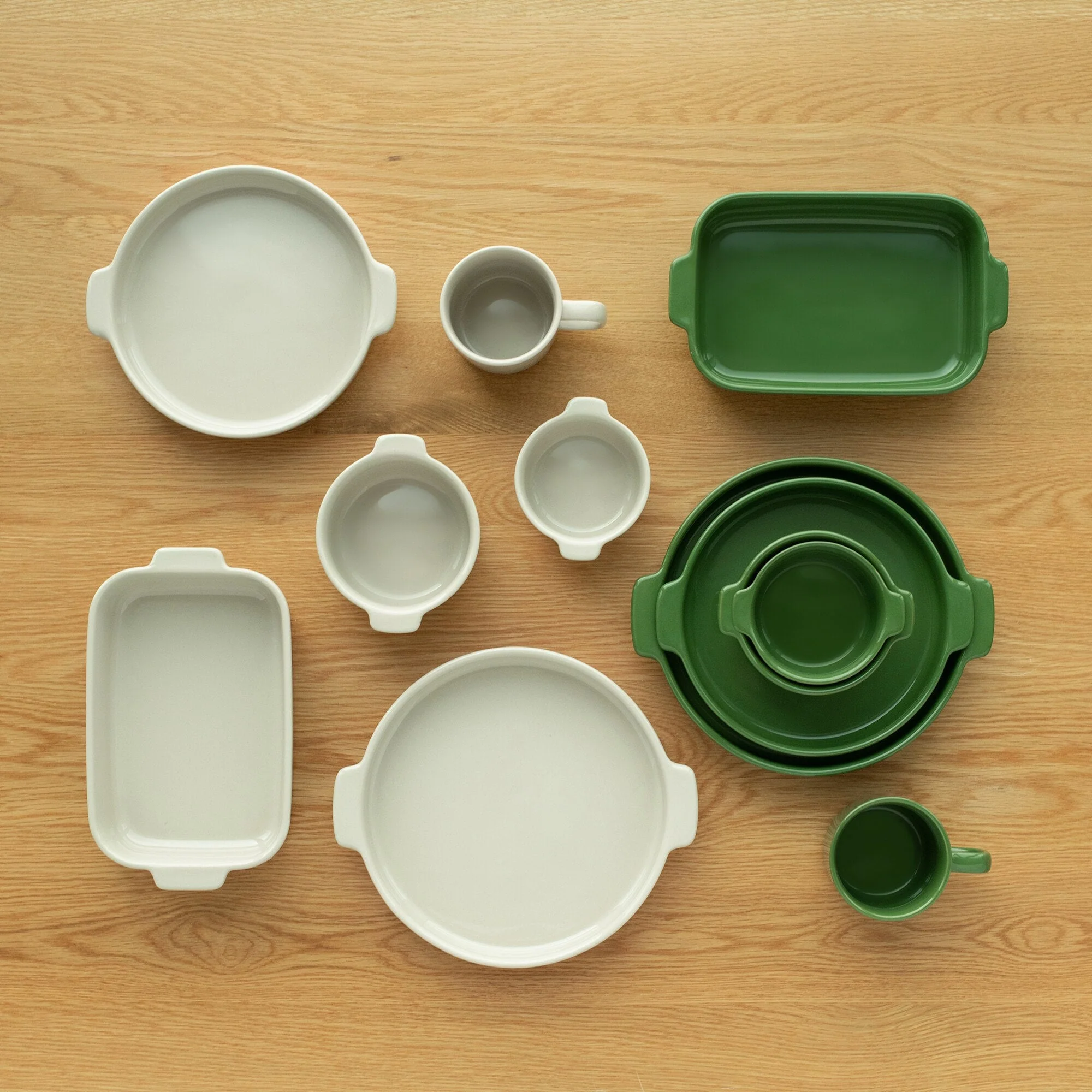 Stoneware Mug Cup (9.1 fl oz) - Green - Image 5