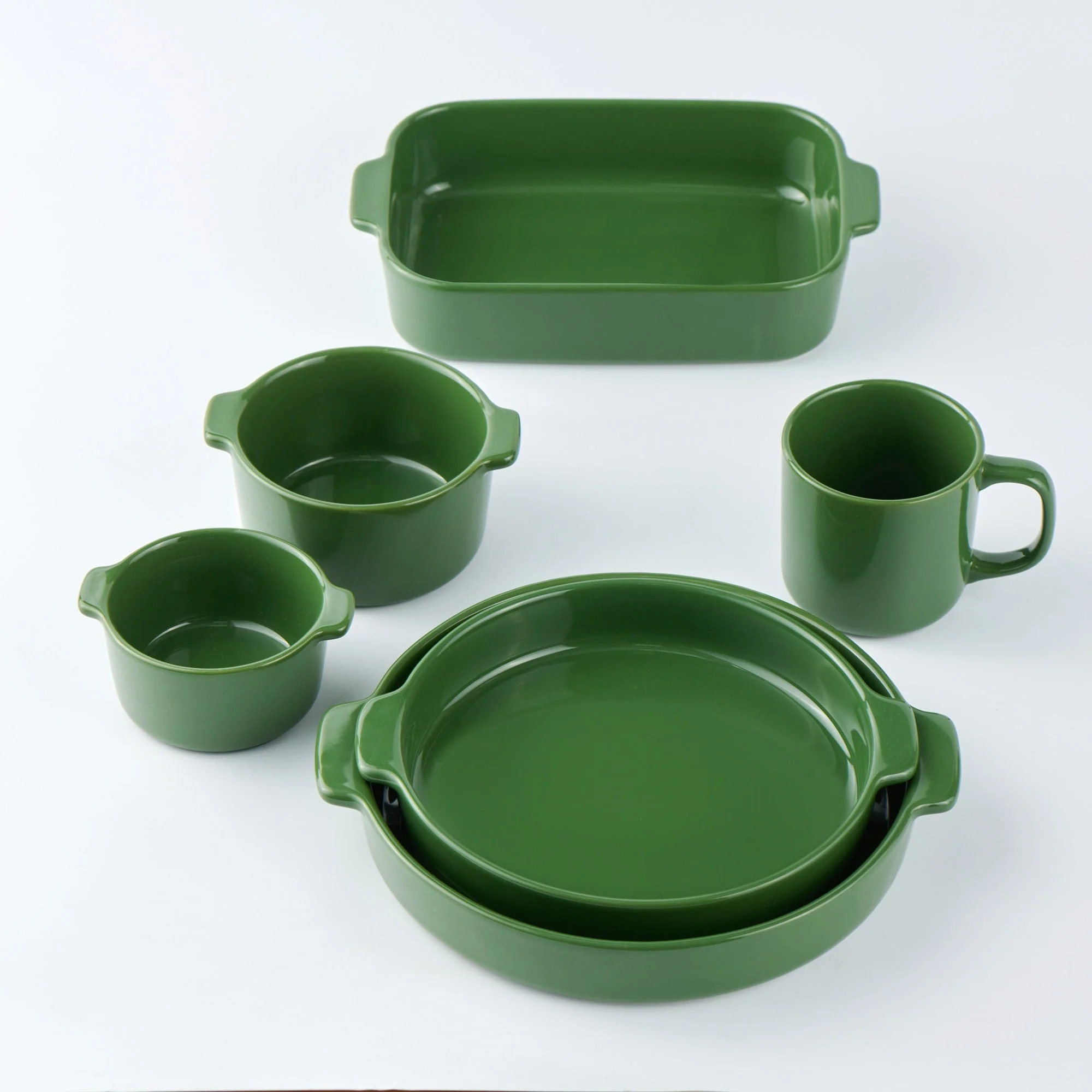 Stoneware Mug Cup (9.1 fl oz) - Green - Image 7