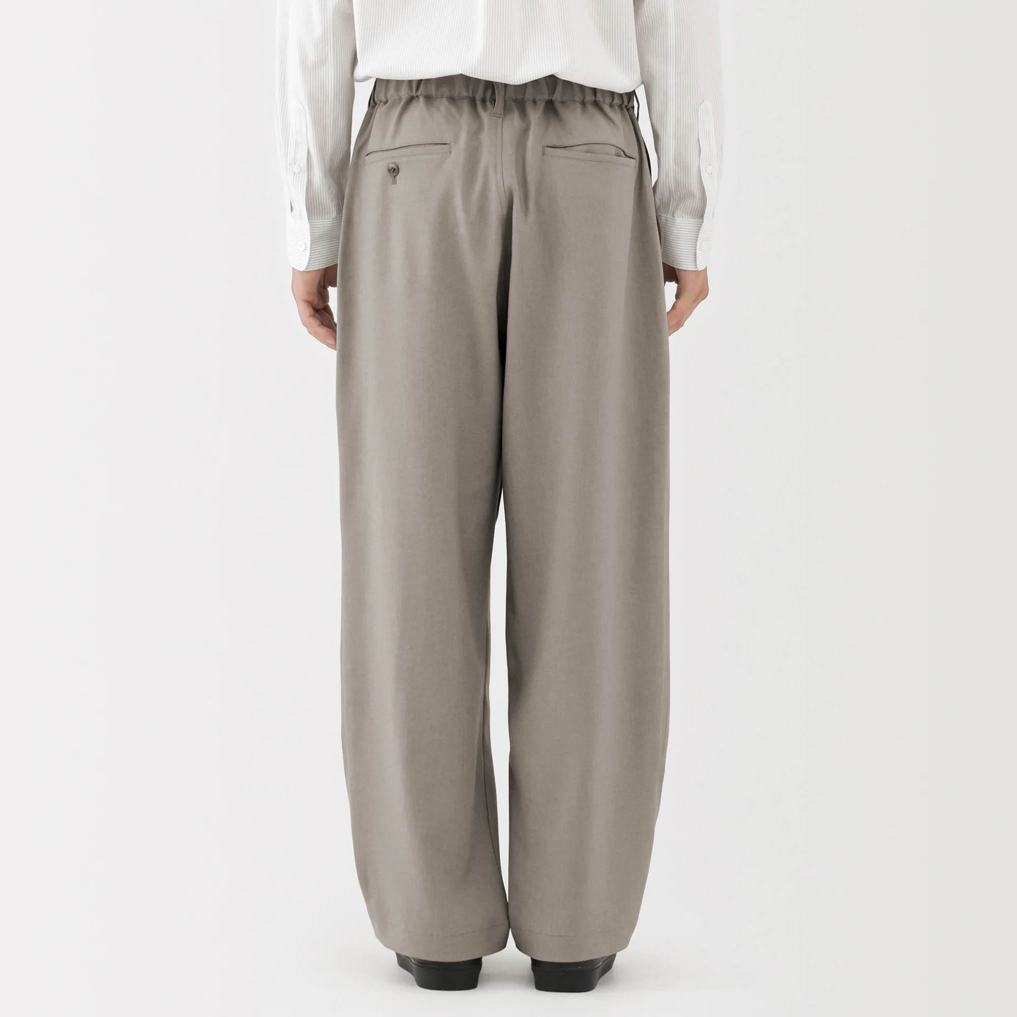 Stretch Wide Trousers - Image 16