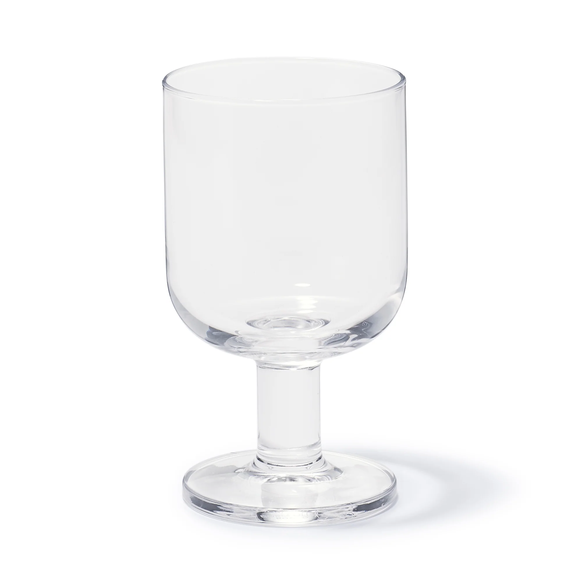 Tempered Glass Stemmed Glass - Medium