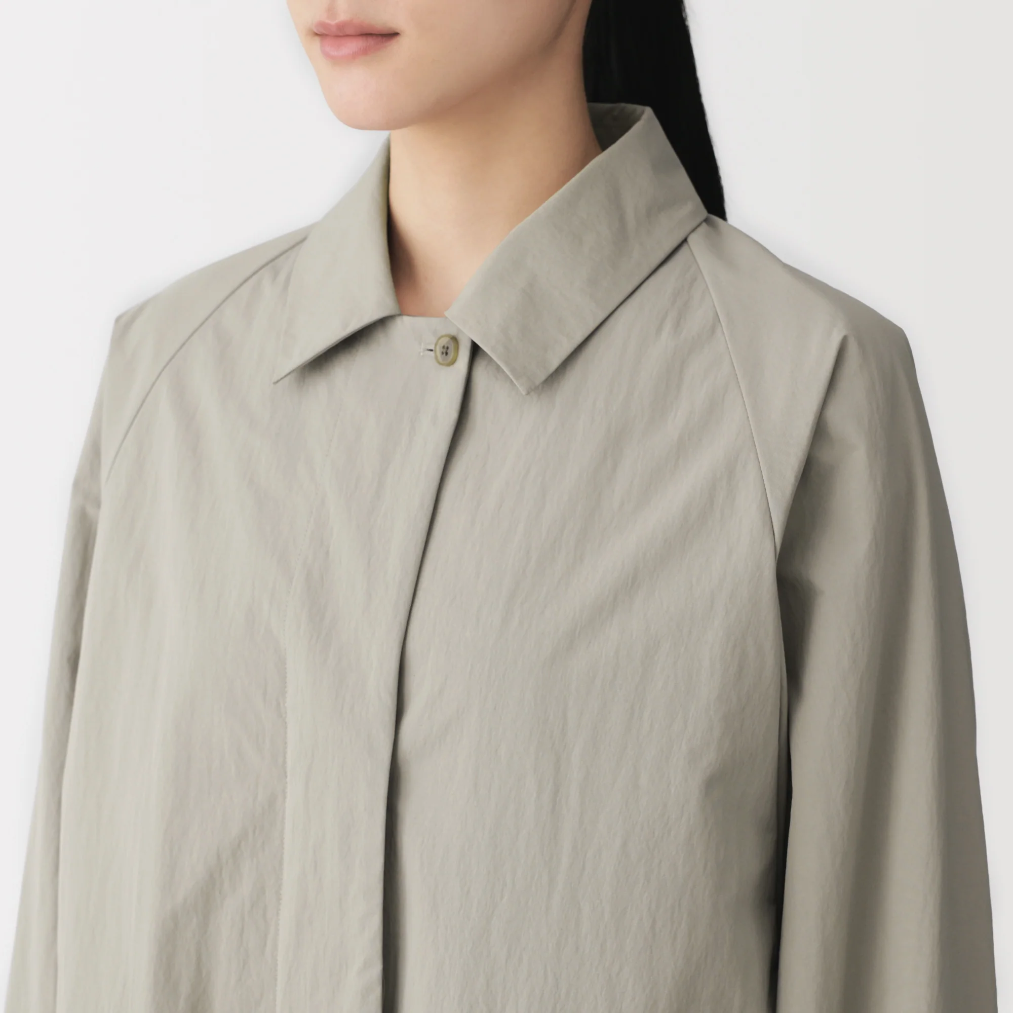 Water Repellent Long Coat - Image 7