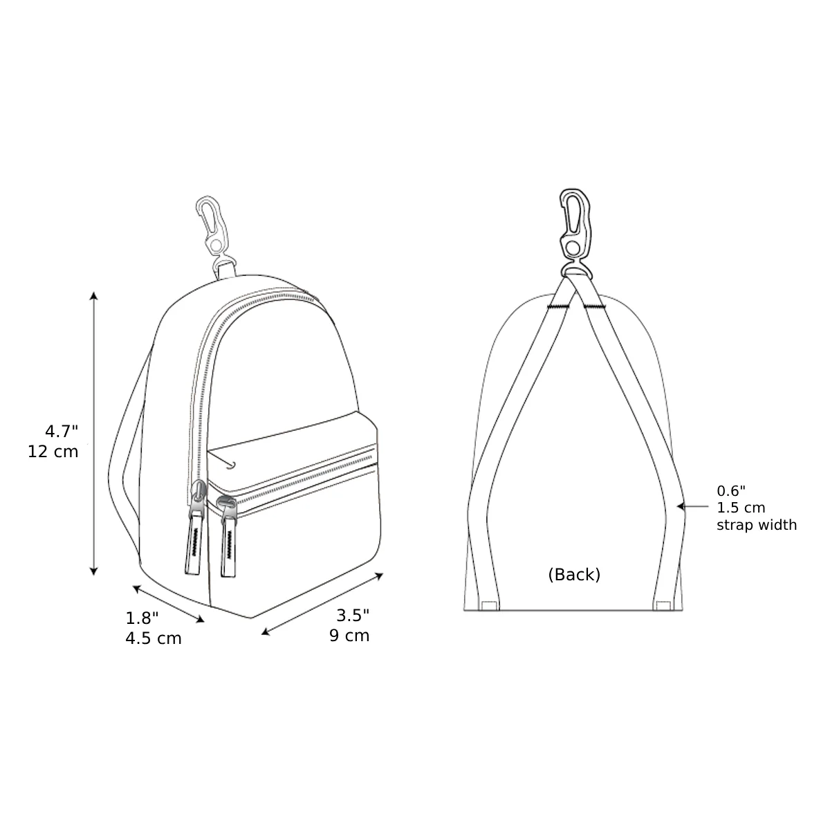 Water Repellent Mini Backpack - Image 32
