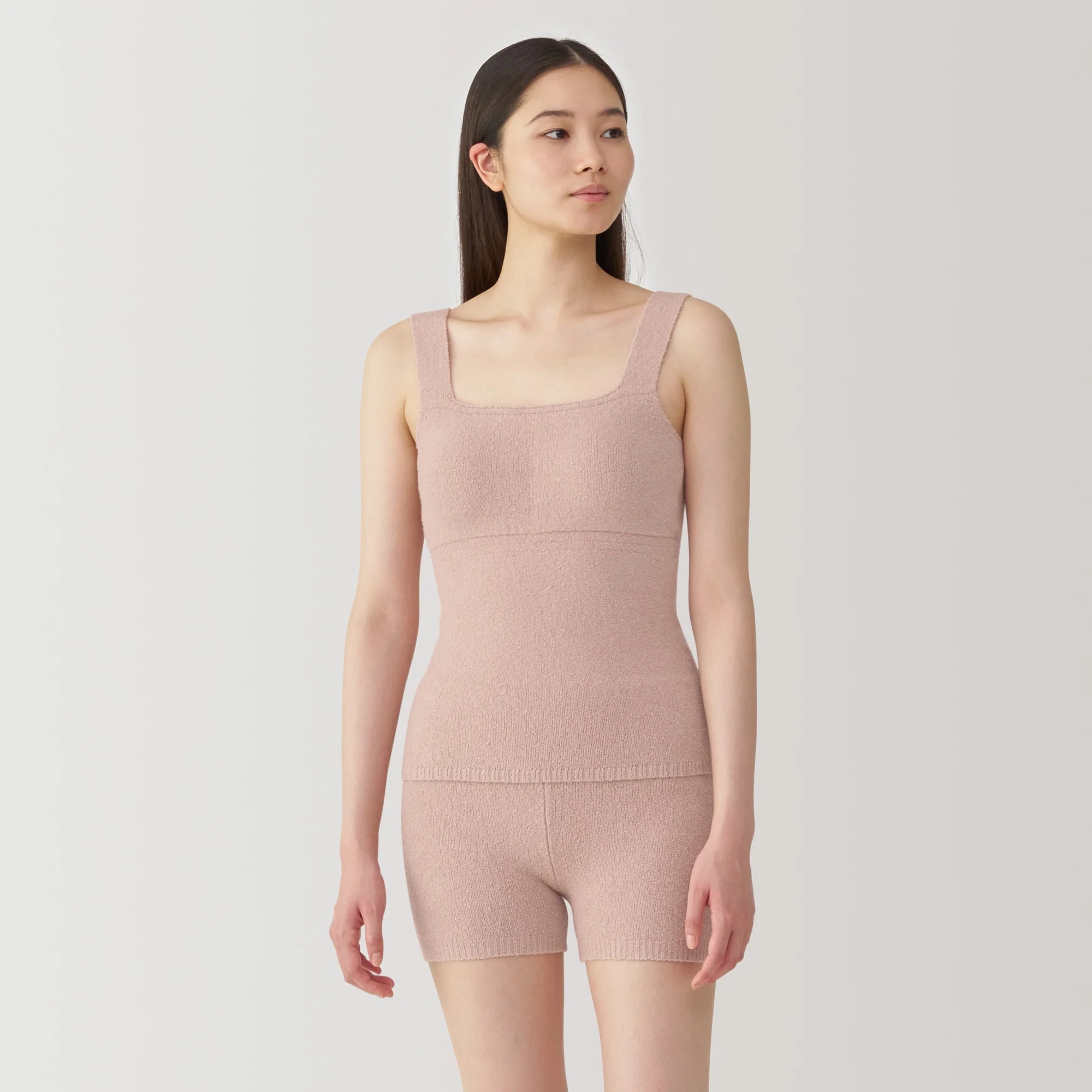 Women's Cotton Blend Cozy Knit Bra Tank Top