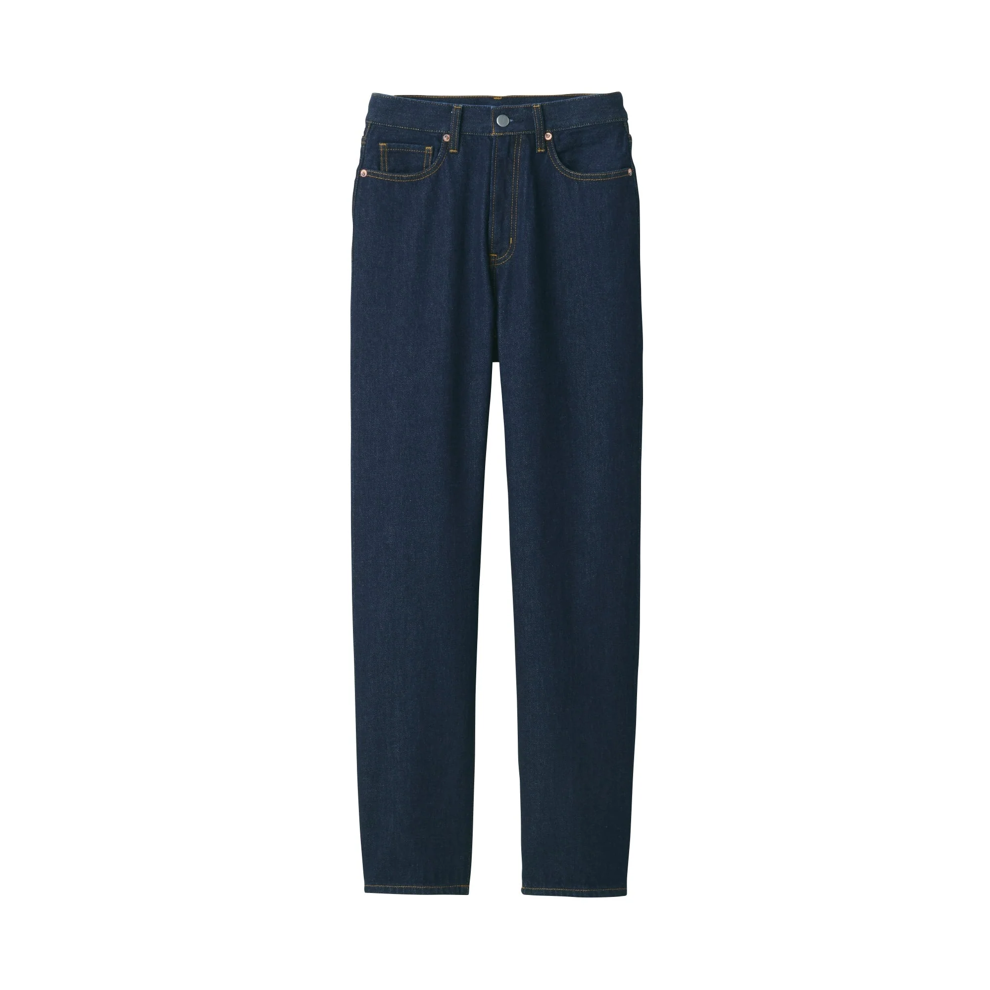Women's Denim Regular Pants Dark Navy - Image 2