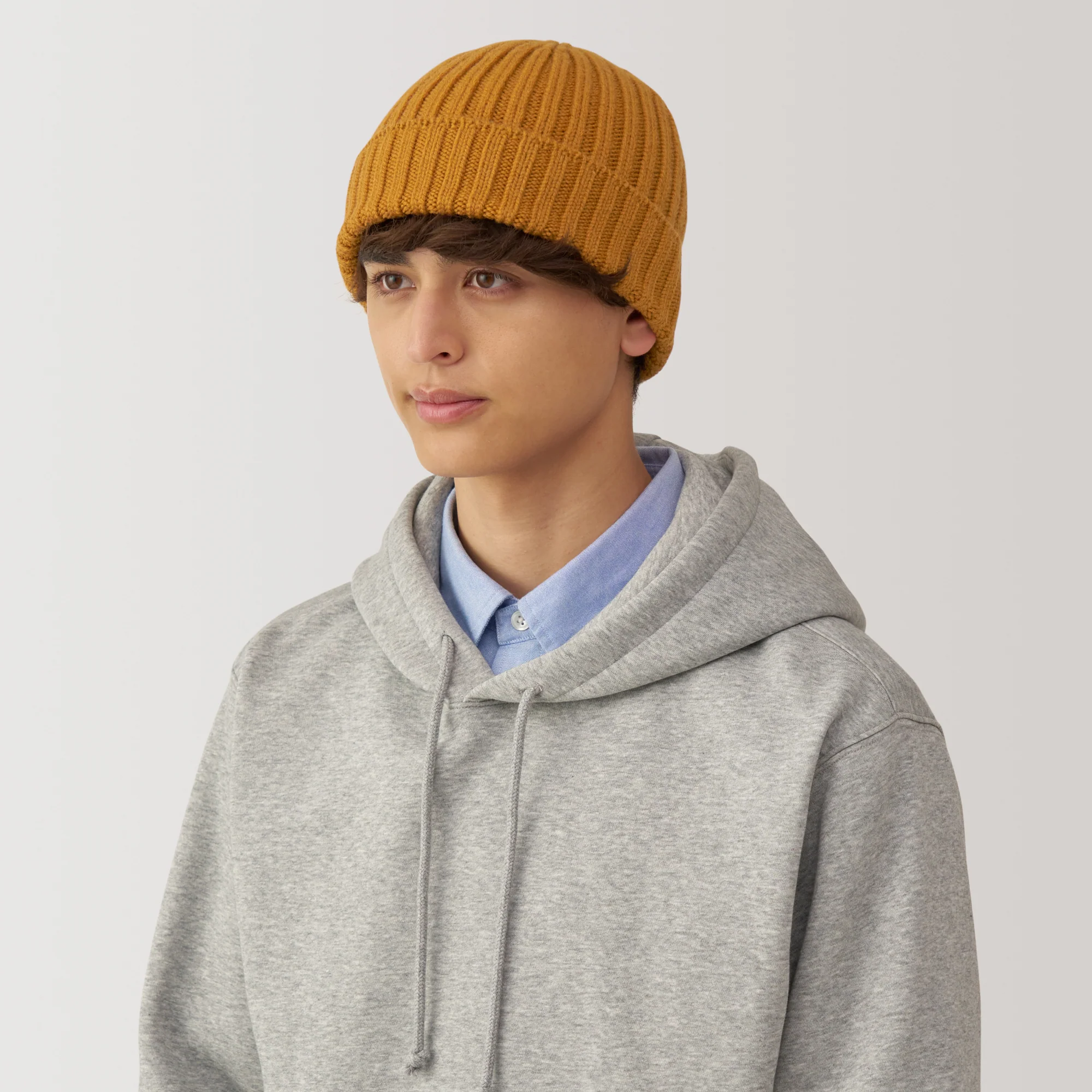 Wool Ribbed Beanie - Image 4
