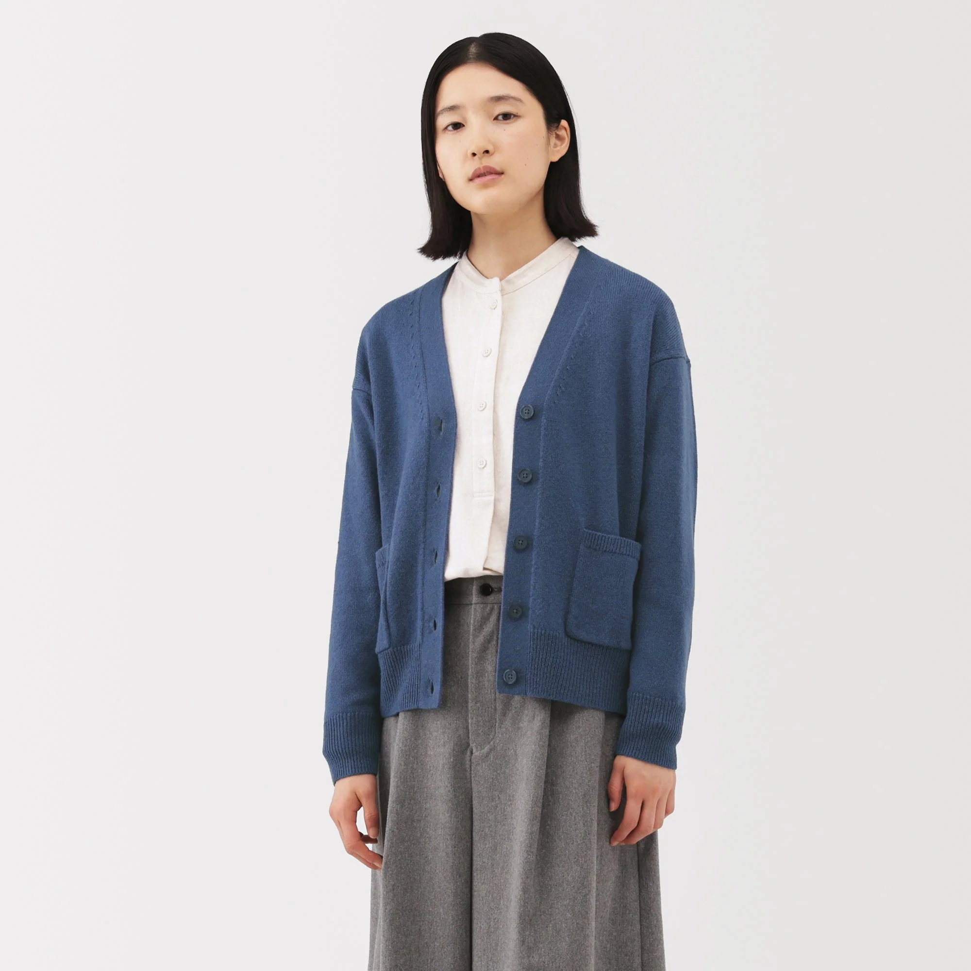 Wool V-Neck Cardigan