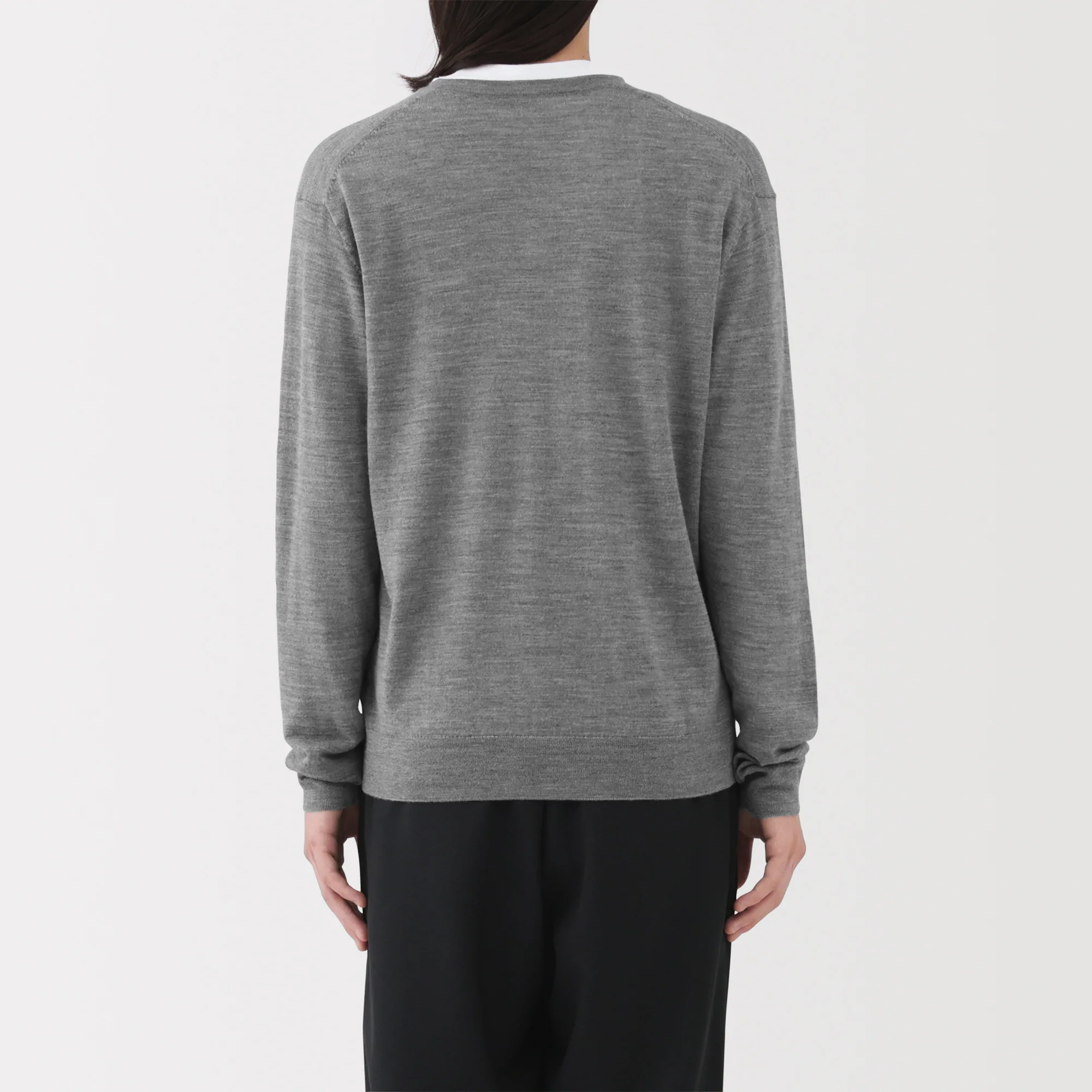 Wool V-Neck Sweater - Image 13