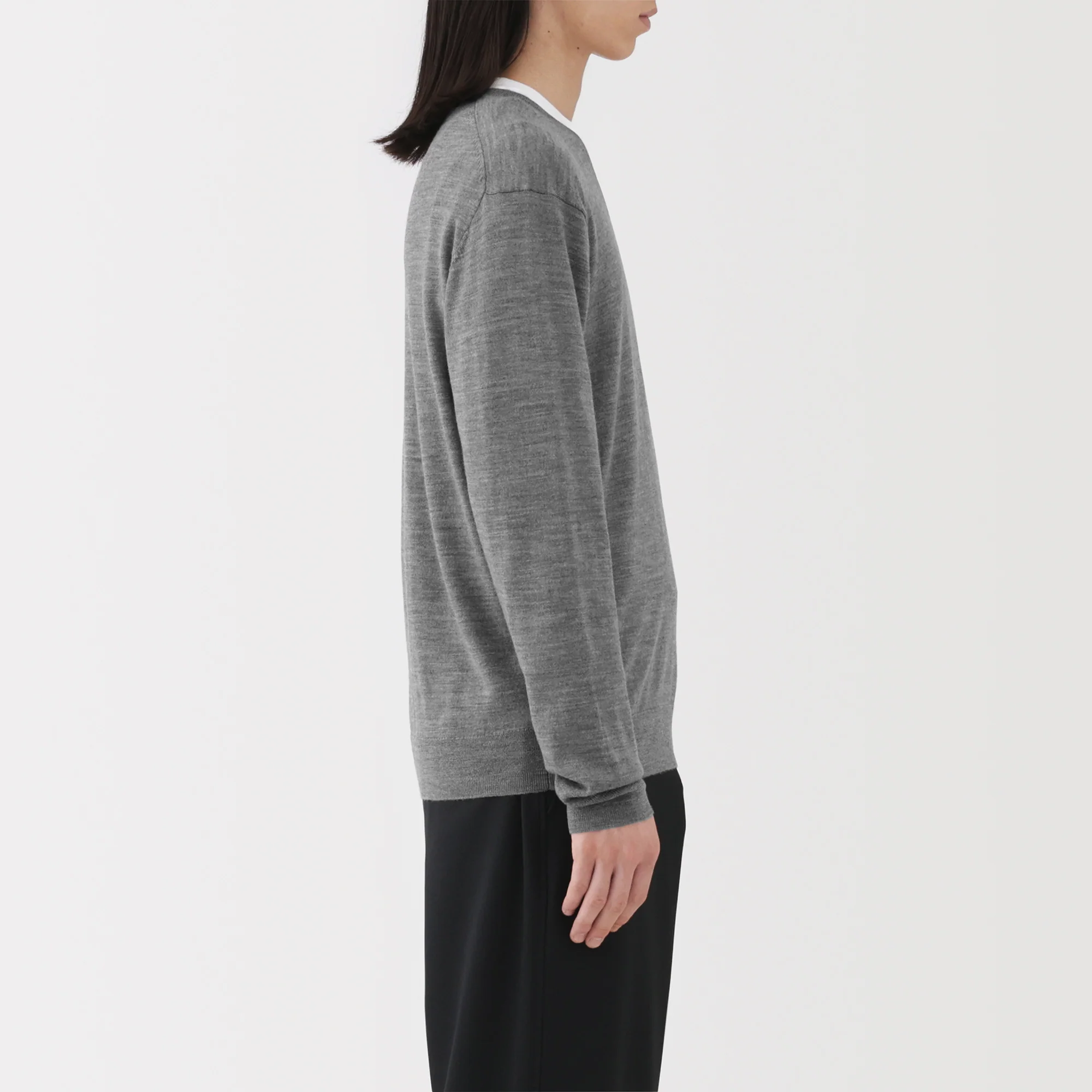 Wool V-Neck Sweater - Image 26