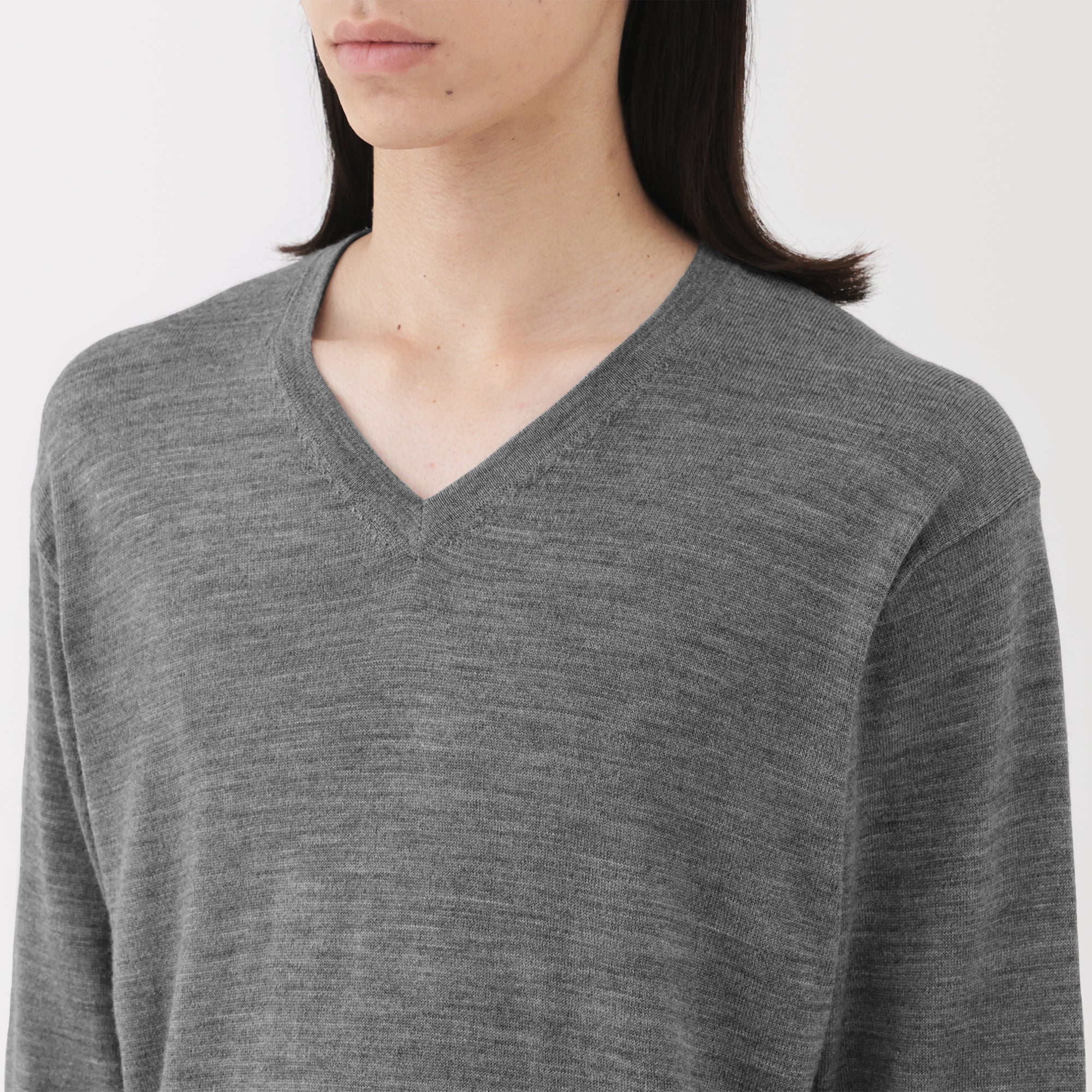 Wool V-Neck Sweater - Image 28