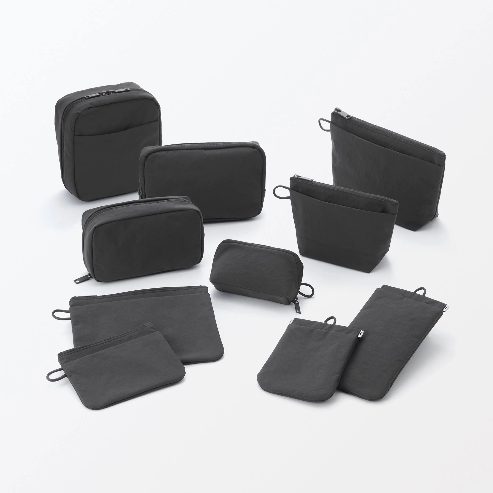 Wrinkled Nylon Flat Pouch - Small - Image 6